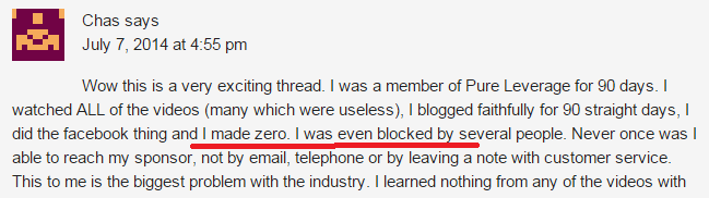 Pure Leverage complaint