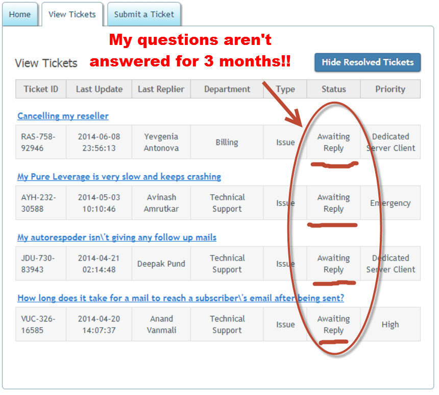 Pure Leverage bad customer service