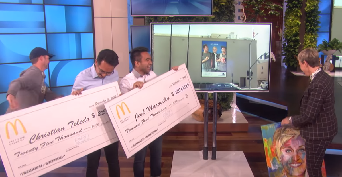 Viral Case Study Jev and Christian with Ellen DeGeneres